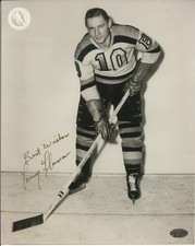 Hockey 8X10 Autographed FERN FLAMAN  COA ACA AUTO