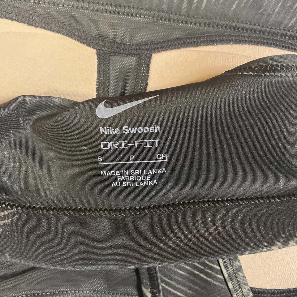 Nike Sports Bra Dri Fit Black Size Small Sample Tag - Image 3 of 4
