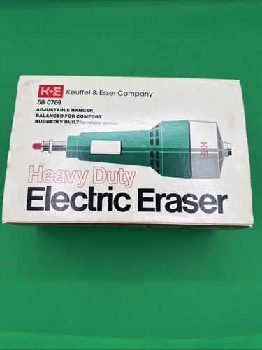 Vintage Keuffel Esser K & E Heavy Duty Electric Eraser Drafting Drawing 580769