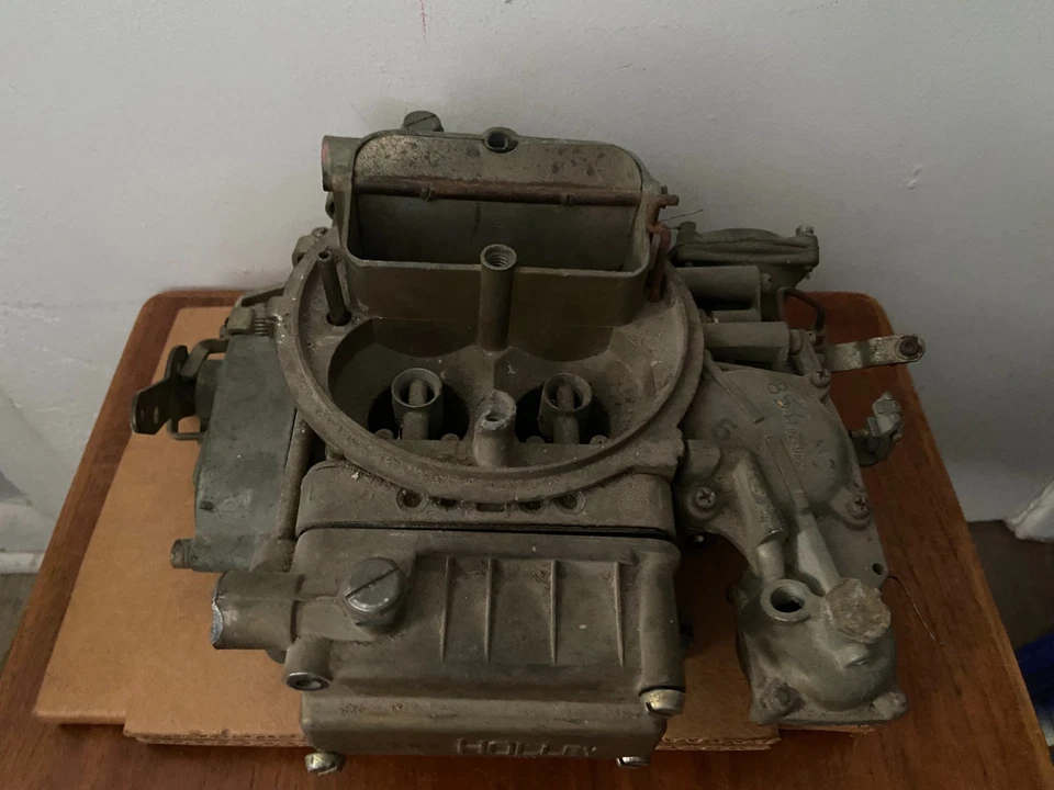 Carburador de 4 barriles Holley 650 cfm doble bomba LISTA-4773-2 obturador manual Foto 2 de 4