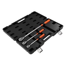 Clé Dynamométrique Kit 1/4" 3/8" 1/2" 5-220Nm for Mécanique Auto Vélo Moto