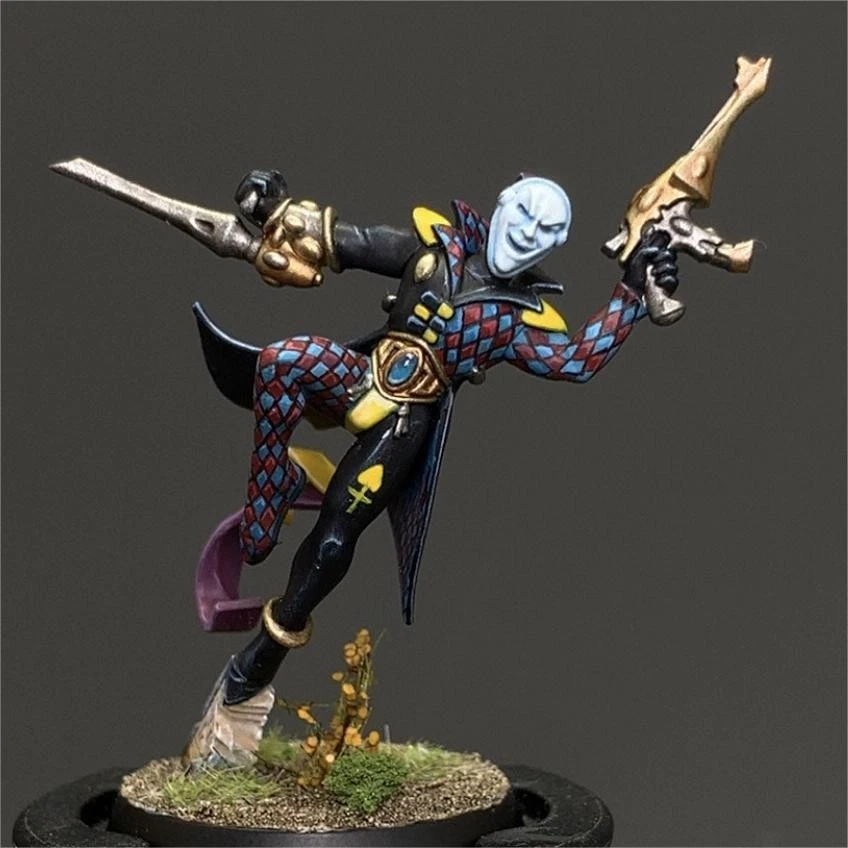 Warhammer 40k Harlequin Troupe Games Workshop army lot Miniatures Custom painted - Image 4 of 4