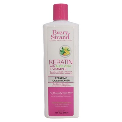 Every Strand Keratin Aloe Vera Vitamin E Conditioner 13.5 Oz|Case of 6