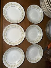 6 Noritake China Andorra # 2182 Fruit/Dessert Sauce 5.5” Bowls