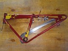 Red H-D Chopper Frame For XL OCC&Schwinn Stingray Spoiler Seat+Brakes+Chainguard — photo 9
