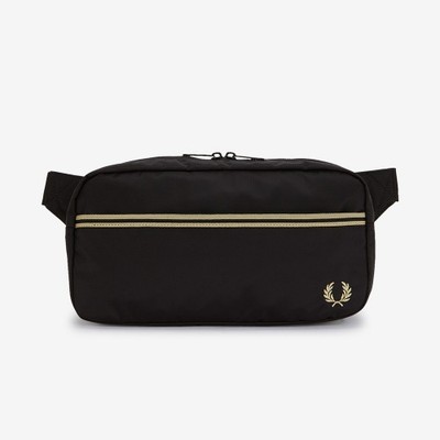 Fred Perry Tipped Tape Crossbody Bag Black