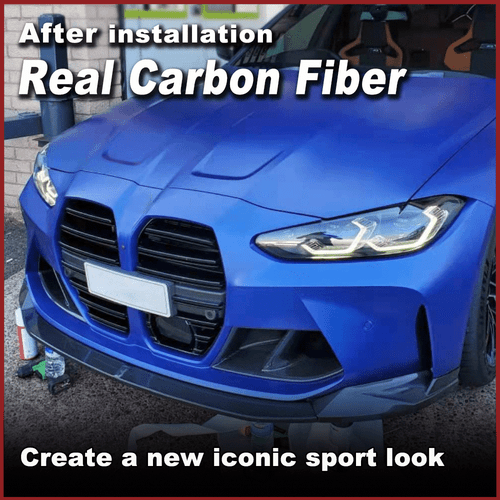 Passt für BMW G80 M3 G82 G83 M4 20UP Carbon Frontlippe Front Stoßstangen Spoiler - Bild 3 von 9