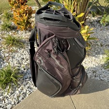 Callaway ORG 15 Cart Golf Bag Black 15-Way Top Strap Pass Waterproof Pockets