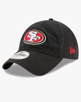 #ad New Era Men#x27;s Black San Francisco 49ers Core Classic 9TWENTY Adjustable Hat $22.47