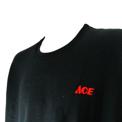 #ad ACE Hardware Store Employee Uniform Sweatshirt Black Size XL NEW $38.92
