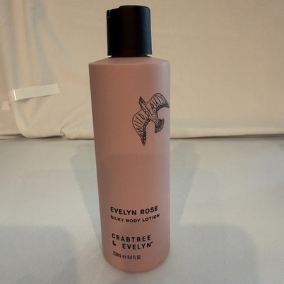 Crabtree & Evelyn Evelyn Rose Silky Body Lotion 8.4 0z New (A5-57)