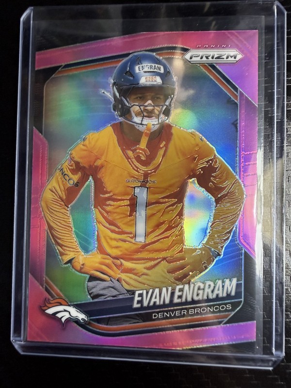 2025 Panini Prizm - Evan Engram #277 Pink Prizm