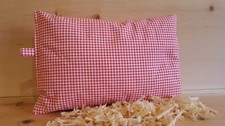 Zirbenkissen *** rot-weiß