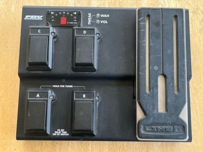 Line 6 FBV Express MKII Foot Controller Pedal Board w/ Wah Volume Untested 