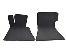 Vordere Schwarze Passform Fussmatten Velours für Mercedes R107 vorne schwarz