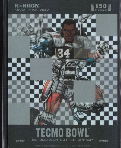 2026 Bo Jackson Battle Arena Tecmo Bowl KEVIN MACK #BP594 K-MACK