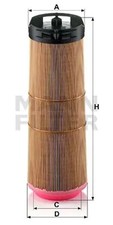 Luftfilter Filtereinsatz C 12 133 MANN-FILTER für MERCEDES-BENZ C-KLASSE CLK