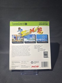 Shockman (TurboGrafx-16, 1992) Authentic BOX ONLY- RARE - Nice Condition!