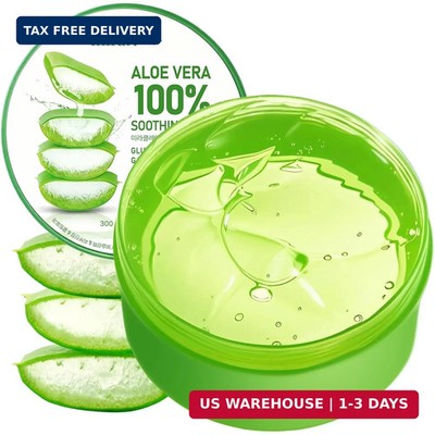 MIRACLAIR Aloe Vera Gel for Face, Skin, Hair & Sunburn Relief, Aloe Vera for Bur