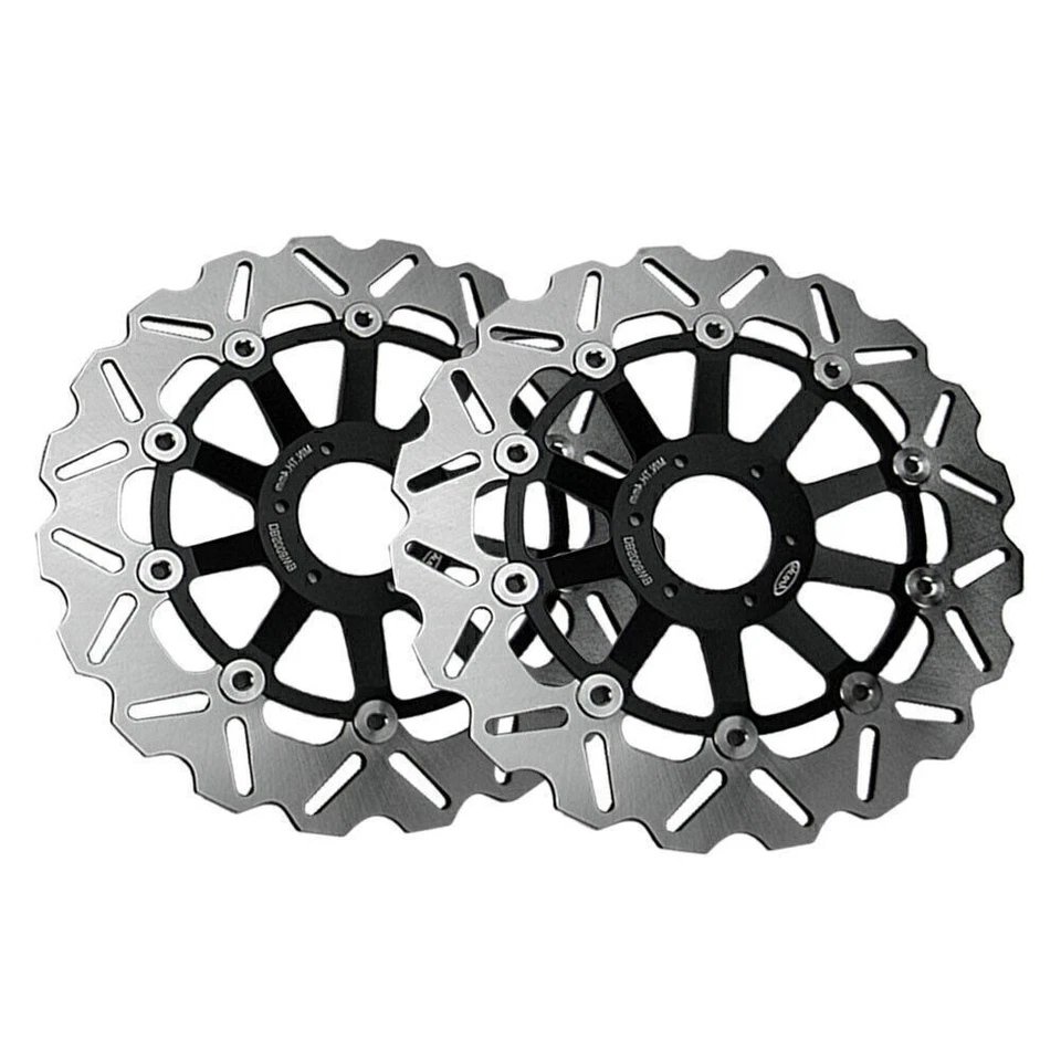 For Honda RS 125R CBR 600F CBR900RR VTR1000F Pair Front Brake Discs Rotors - Image 4 of 4
