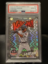 2023 Panini USA Baseball Stars & Stripes Jordan Lawlar Kaboom! #K8 PSA 10