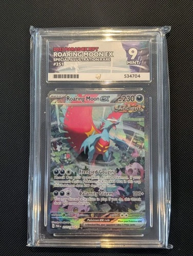 Pokemon Roaring Moon EX 251/182 Paradox Rift Ace Mint 9