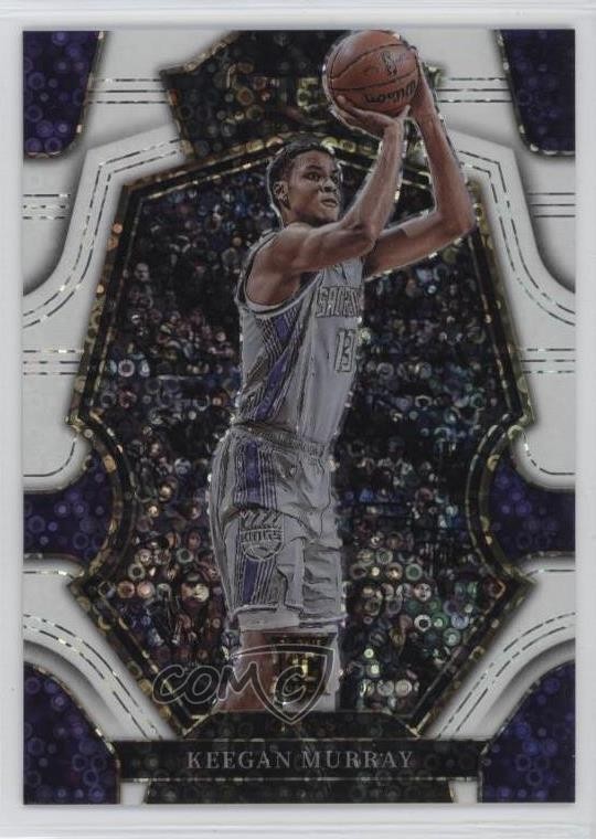 2022 Panini Select Premier Level White Disco Prizm 75/75 Keegan Murray #197 rf2