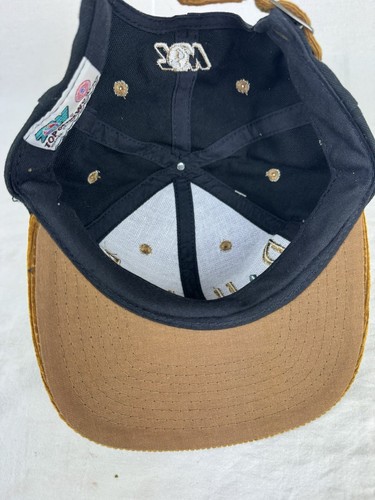 Vintage Duke Hat Corduroy Top of the World Spell Out Strapback 90s Blue Devils - Picture 8 of 12