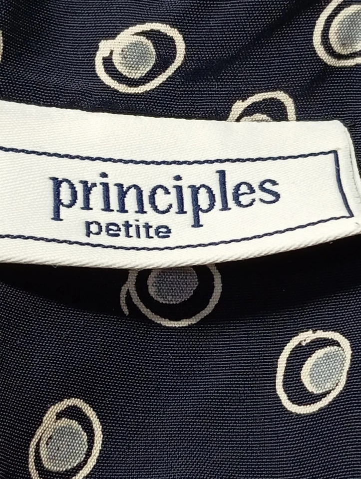 PRINCIPLES Vestido línea A Mujeres Vestido Talla EU 40 azul look casual - Imagen 4 de 4