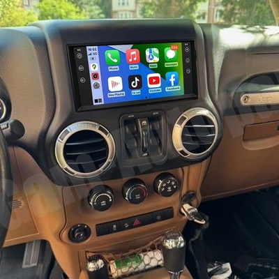 32G Android 13 Autoradio Carplay GPS FM RDS WIFI Für Jeep Wrangler JK 2007-2017