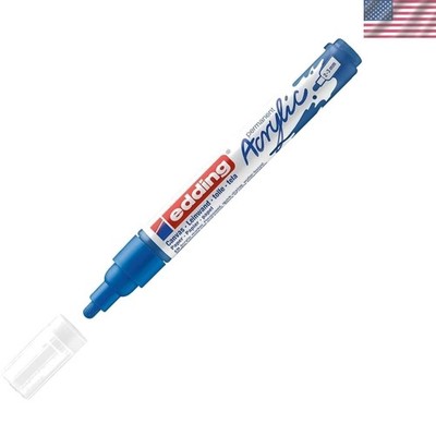 Waterproof Acrylic Paint Marker - Elegant Midnight Blue, 2-3mm Round Tip