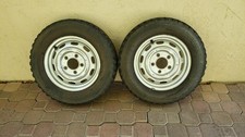 ORIGINAL PAIR (2 wheels) KPZ PORSCHE 911 912 4 1/2JX15 STEEL WHEELS 9/10 1966