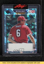 2021 Leaf Pro Set Metal 1989 Auto 1/1 Mitch Bratt Mitchell #PA-MB2 READ 0a4f