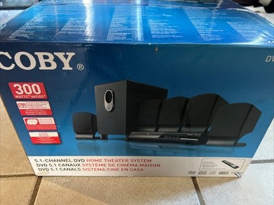 Genuine Coby (DVD765) 5.1 Channel Home Theater System With DVD Player! NEW