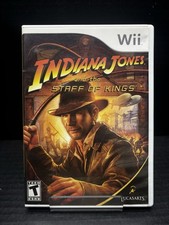 Indiana Jones and the Staff of Kings Nintendo Wii 2009 Complete, Tested, Works