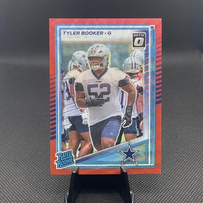Tyler Booker 2025 Donruss Optic Rated Rookies Preview Red Power Rookie #354