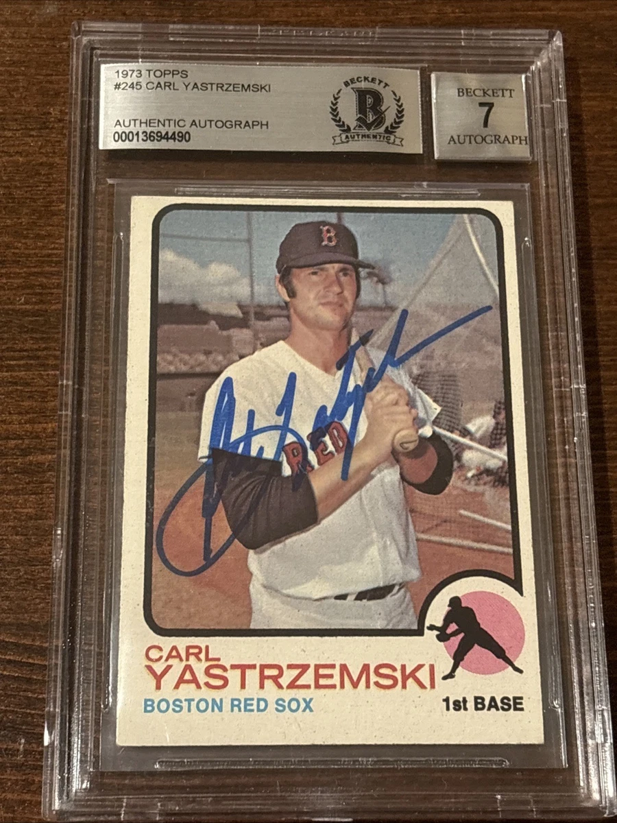 Carl Yastrzemski Autographed Baseball Cards for sale | eBay