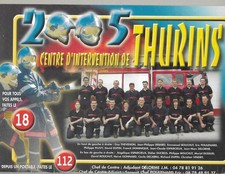 1 CALENDRIER DES POMPIERS DE THURINS (69) de 2005