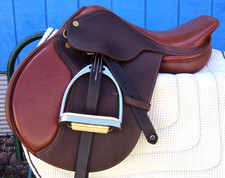 Rare selle enfant SMITH WORTHINGTON MYSTIC anglaise/saut - siège 14,5" - SUPERBE !