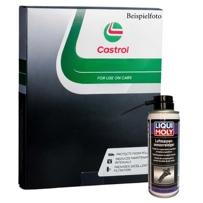 Castrol Filters Luftfilter + Luft­mas­sen­sen­sor­re­iniger für FORD TOURNEO