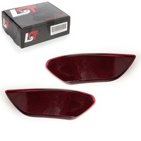 2X StoßStangen Reflektor Hinten Dunkelrot FüR Porsche Cayenne 92A 2010-2014