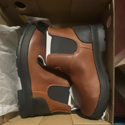 #ad The Original Muck Boot Chore Farm Leather Chelsea EH SRA Oil Resistant 7.5M $75.00