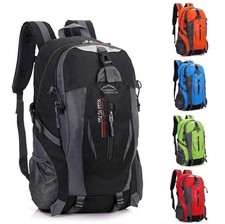 Large Waterproof Backpack 40L Bag Camping Walking Hiking Outdoor Travel Rucksack