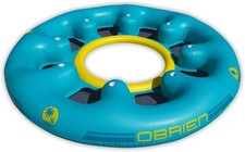 O'Brien 8 Person Inflatable Party Lounge Float - Heavy Duty Floating Island with