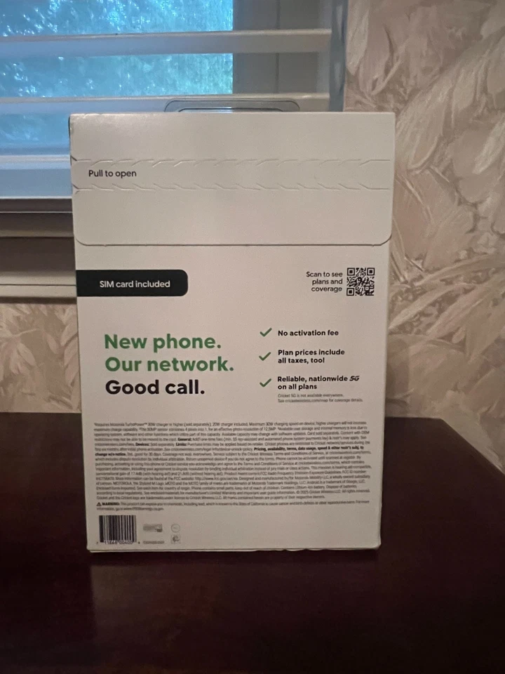 Motorola Moto G 5G (2025) 128gb - 6.7" HD+ 50MP (Cricket wireless) Brand New - Image 2 of 2