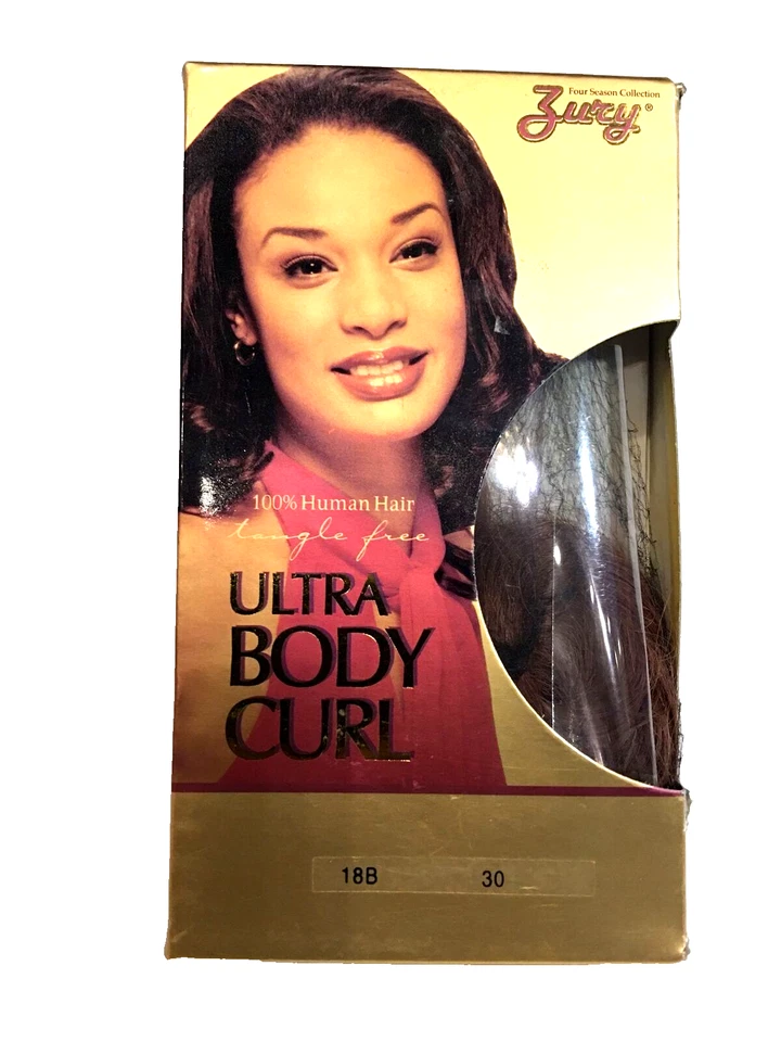 ZURY 100% Cabello Humano ULTRA RIZO CORPORAL 18" TRENZADO Color de Cabello 30 Foto 3 de 3