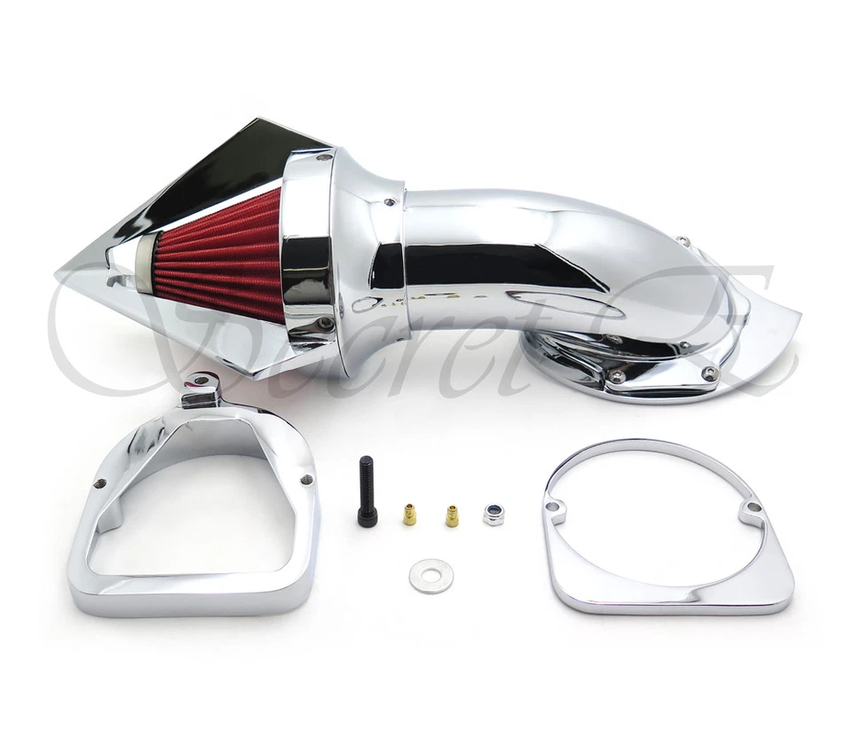 Kits de filtro de admisión de filtro de aire Spirit Ace 750 1998-2013 cromado Foto 3 de 4