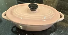 Crockpot Wexford 6.7oz Stoneware Small Mini Oval Baker Casserole Pink Color NEW