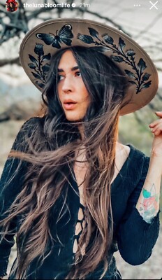 NEW Luna Bloom Spencer Beige Wool Hat Rare Limited Edition 