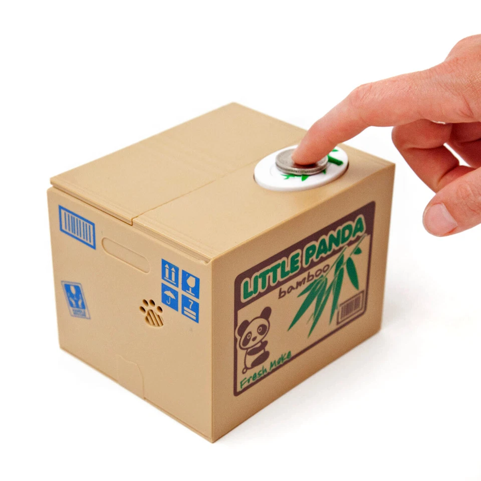 Lustige Elektronische Panda Spardose - Sparbüchse Sparschwein - Kinderspardose - Bild 2 von 4